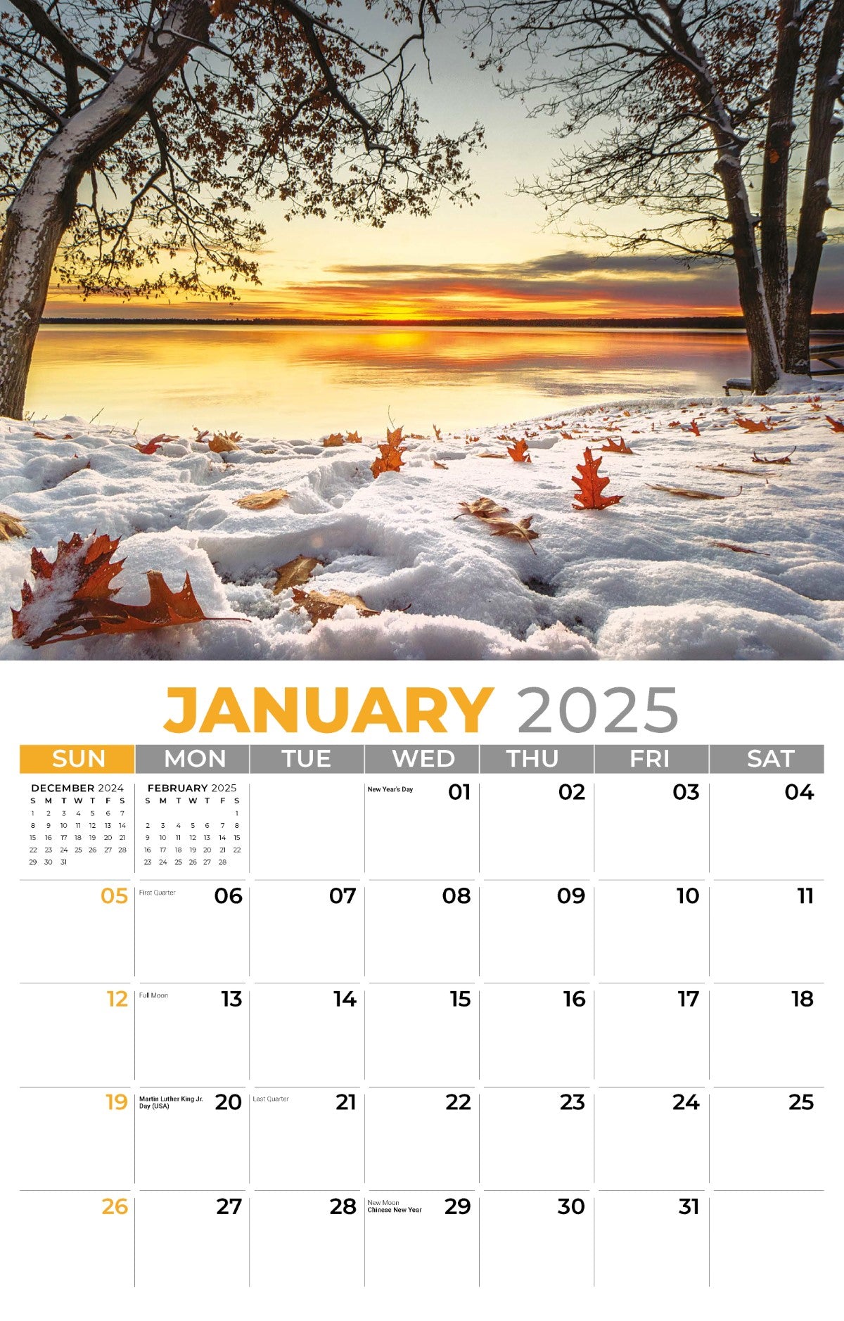 Galleria Wall Calendar 2025 Country Spirit