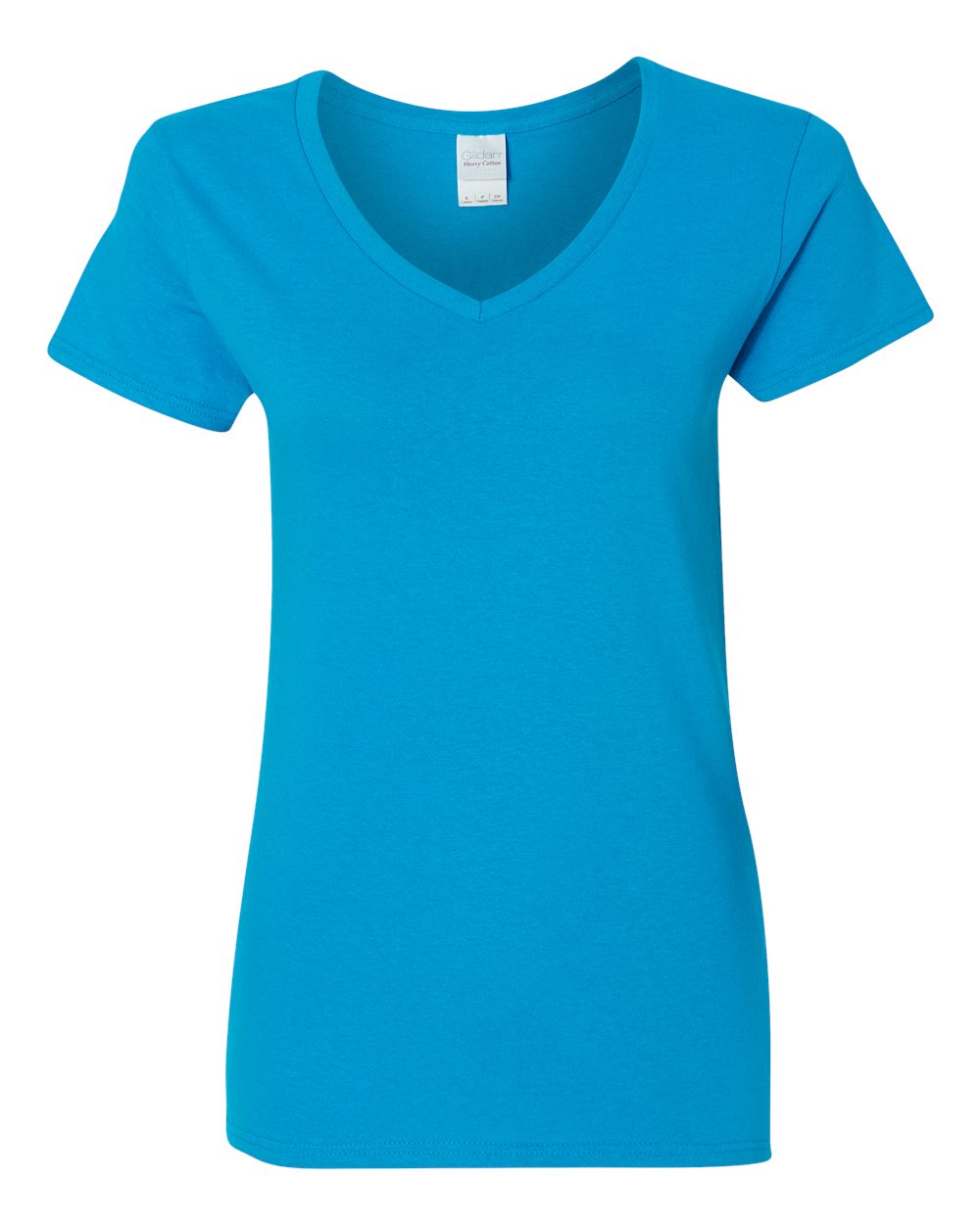Gildan® Heavy Cotton™ Women's V-Neck T-Shirt