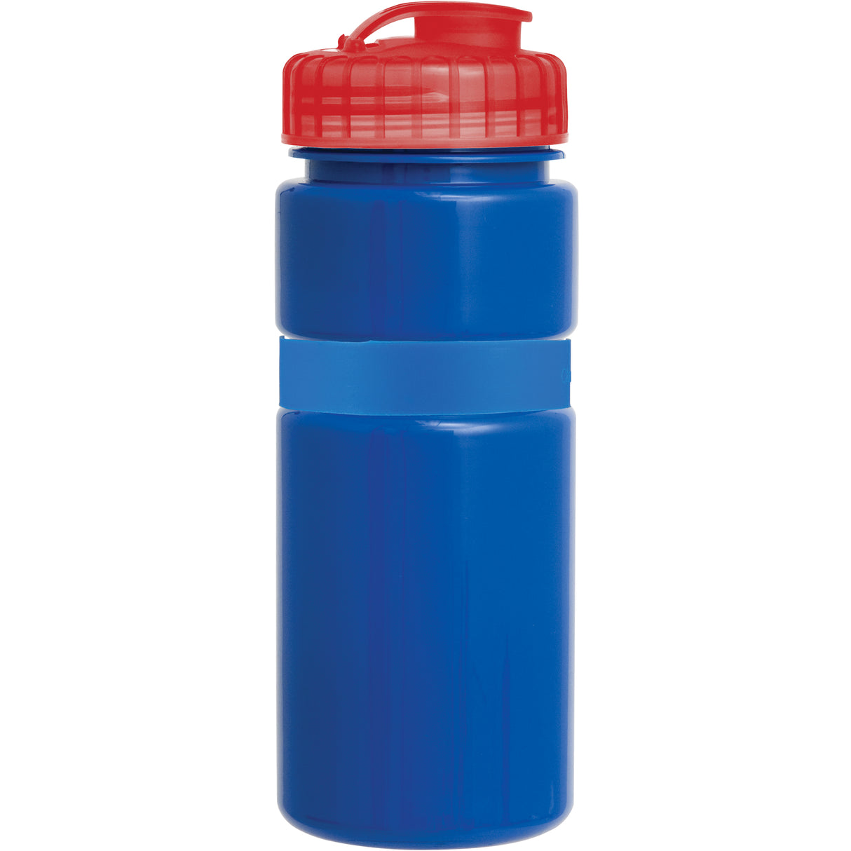 20 Oz. Sportster Bottle with Silicone Gripper Band w/ Push Pull Lid