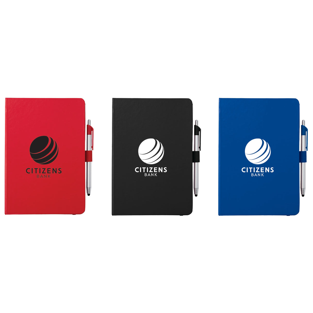 6" x 8.5" FSC® Mix Crown Journal with Pen-Stylus