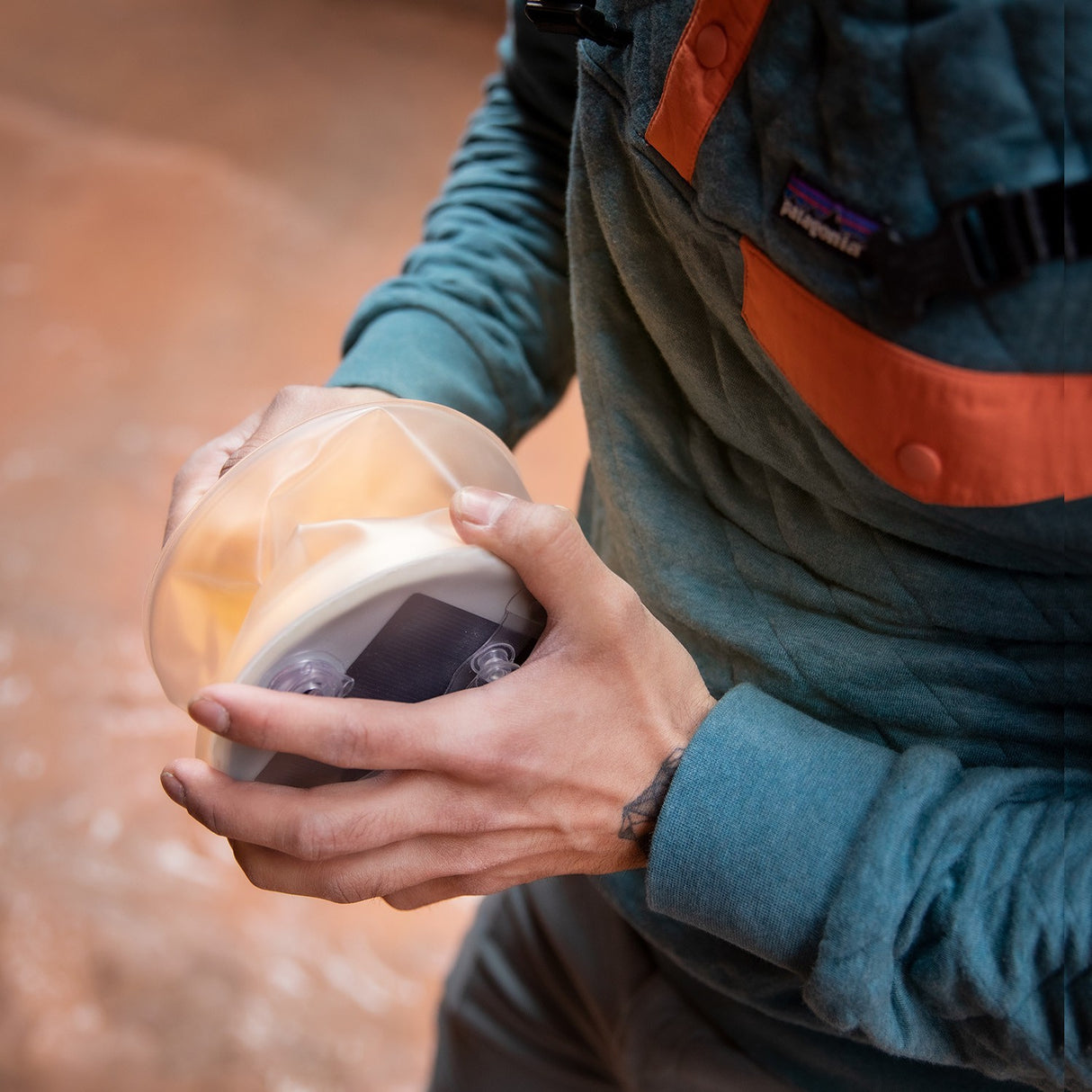 Luci Base: Solar Inflatable Lantern + Power Bank