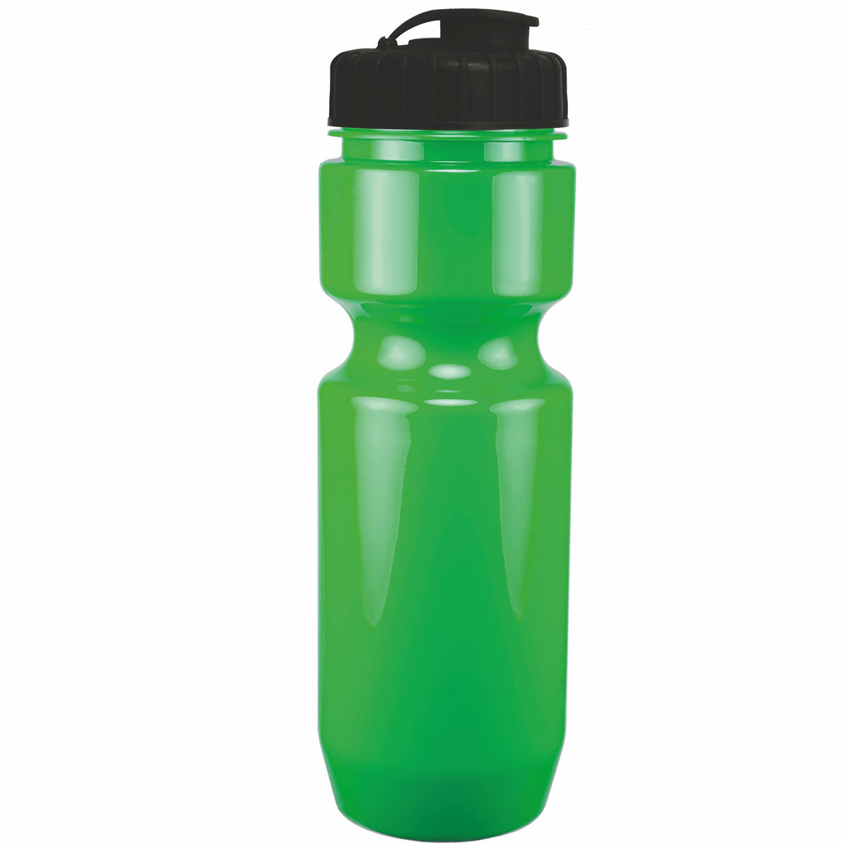 22 Oz. Bike Bottle w/ Flip Top Lid - Solid Colors
