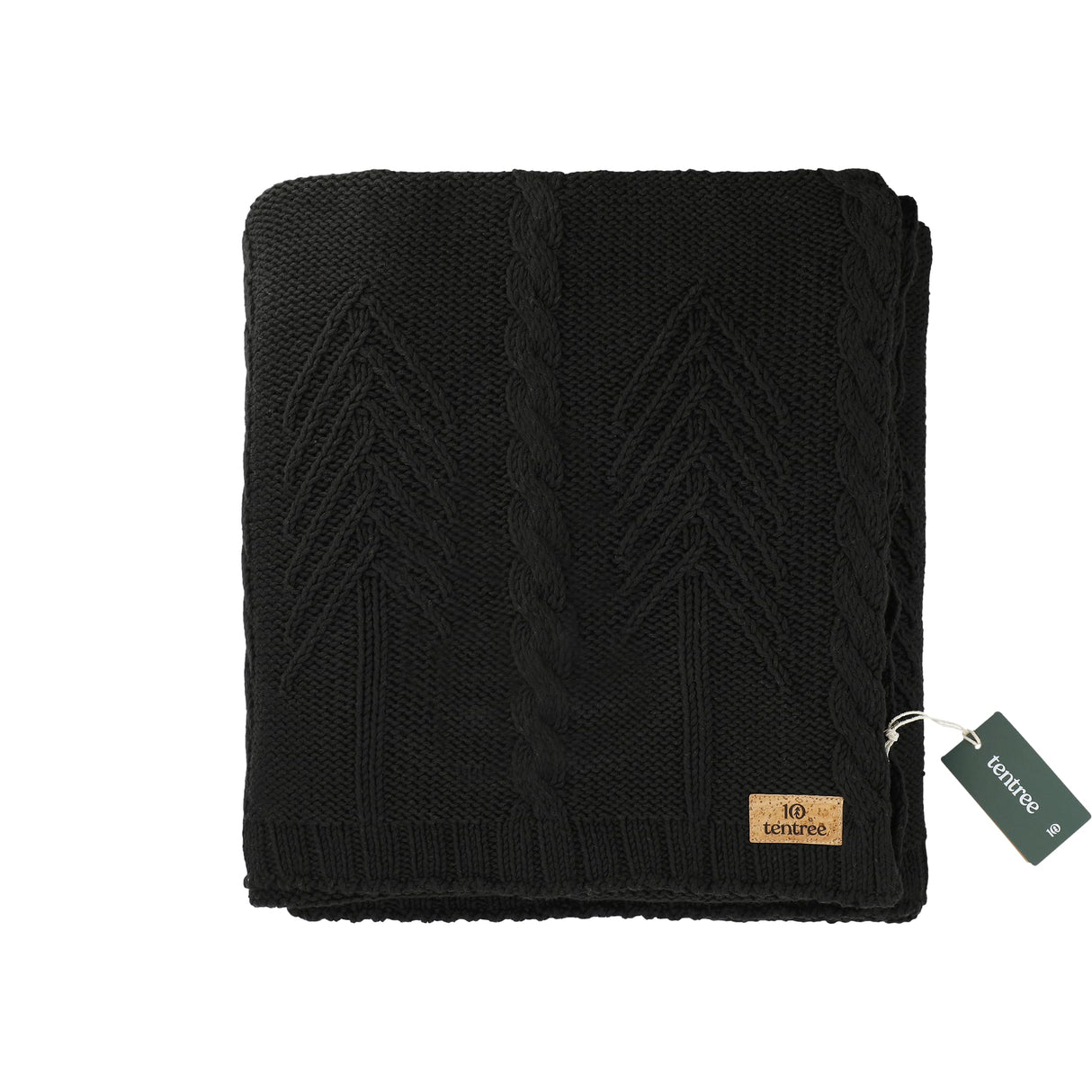 tentree Organic Cotton Cable Blanket