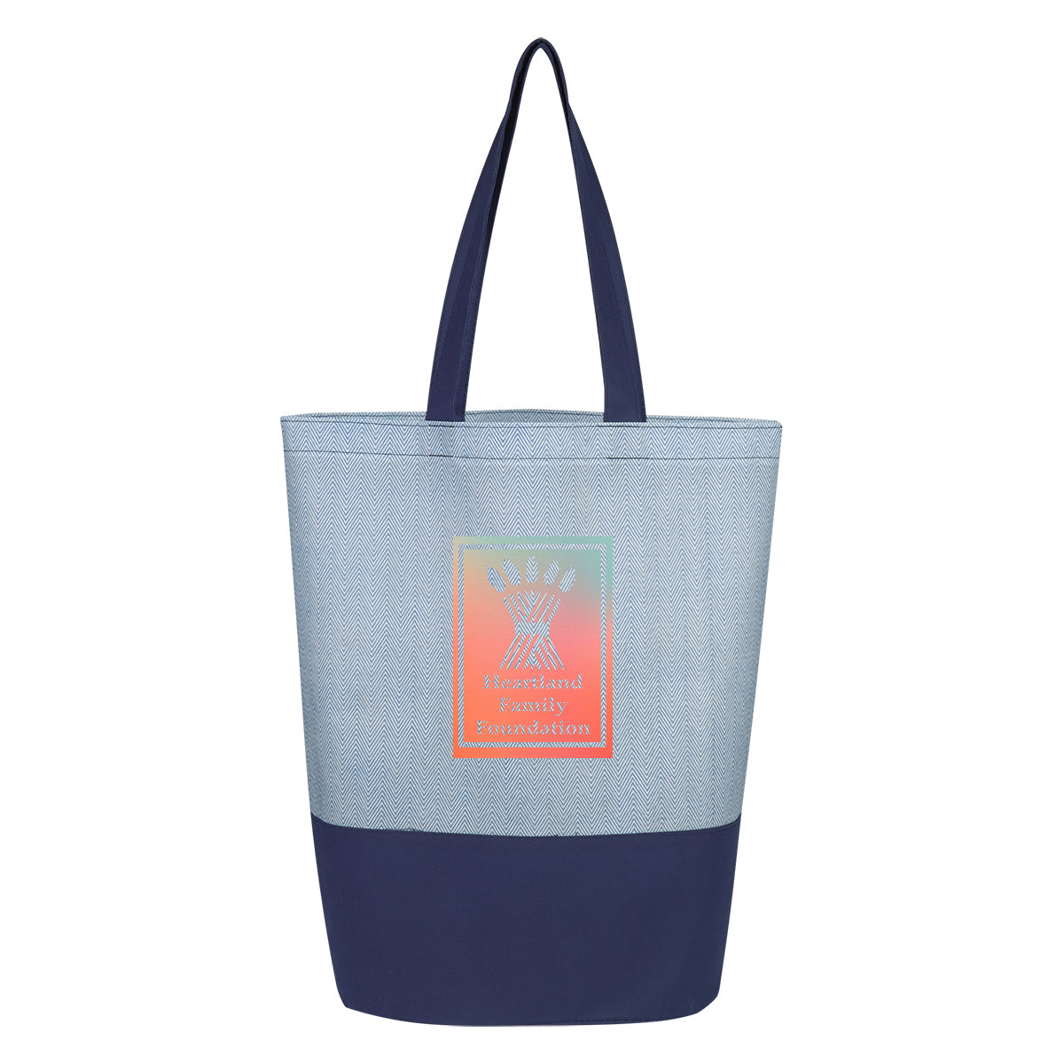 Herringbone Non-woven Tote Bag