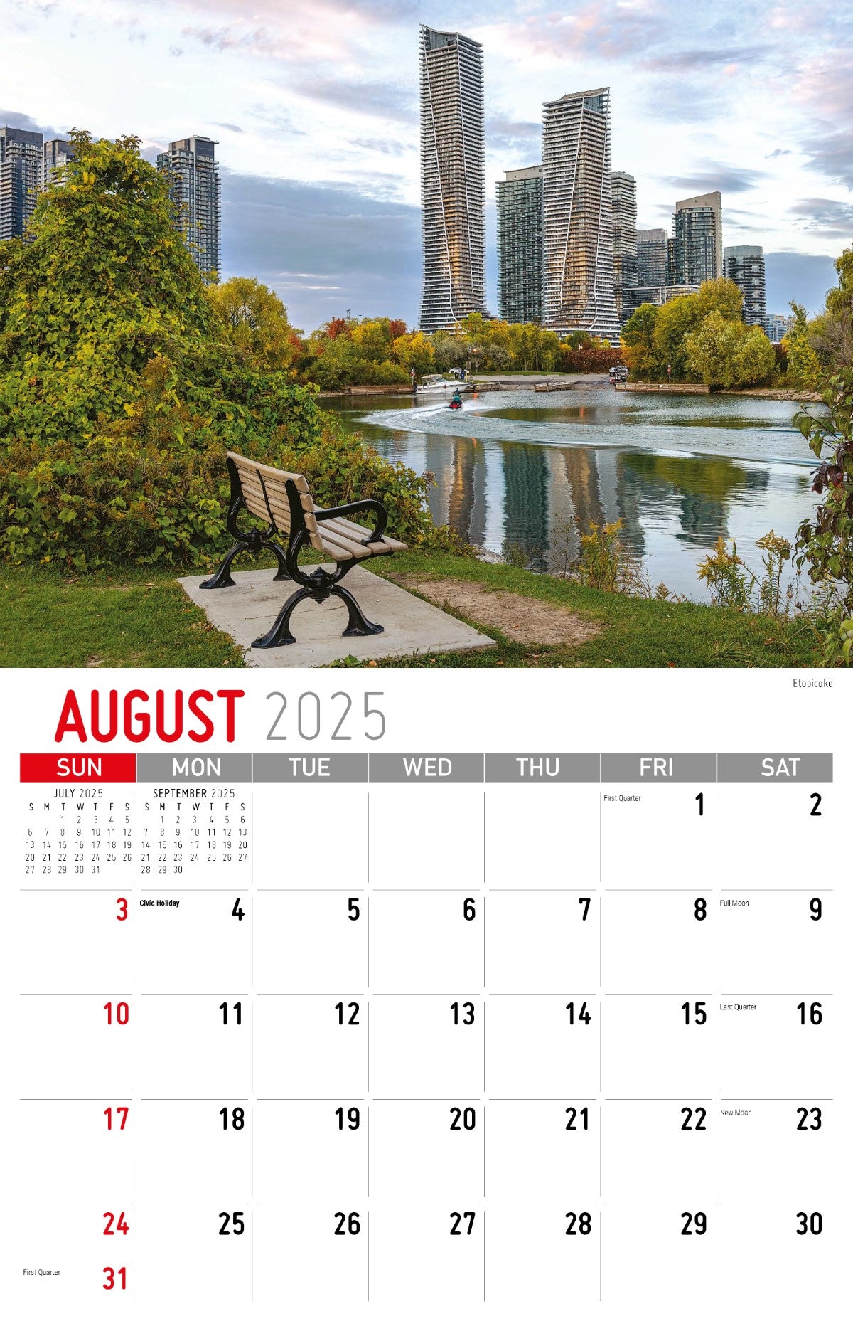 Galleria Wall Calendar 2025 Scenes of Ontario