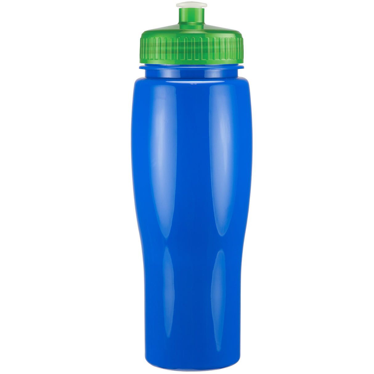 24 Oz. Contour Bottle w/ Push Pull Lid - Solid Colors
