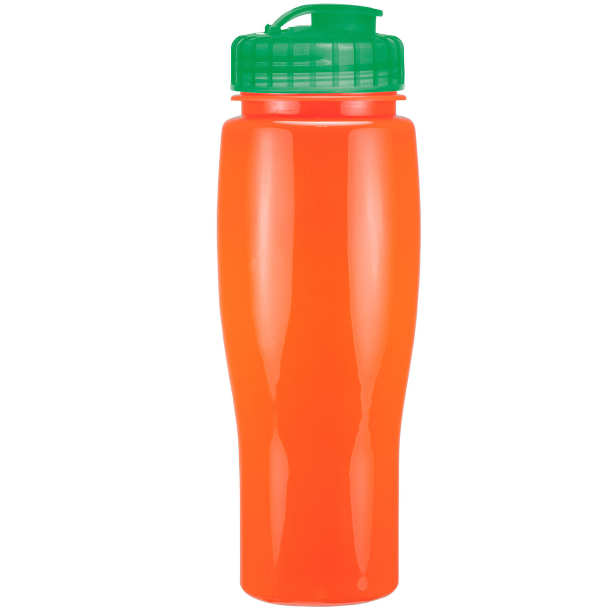 24 Oz. Contour Bottle w/ Flip Top Lid - Solid Colors
