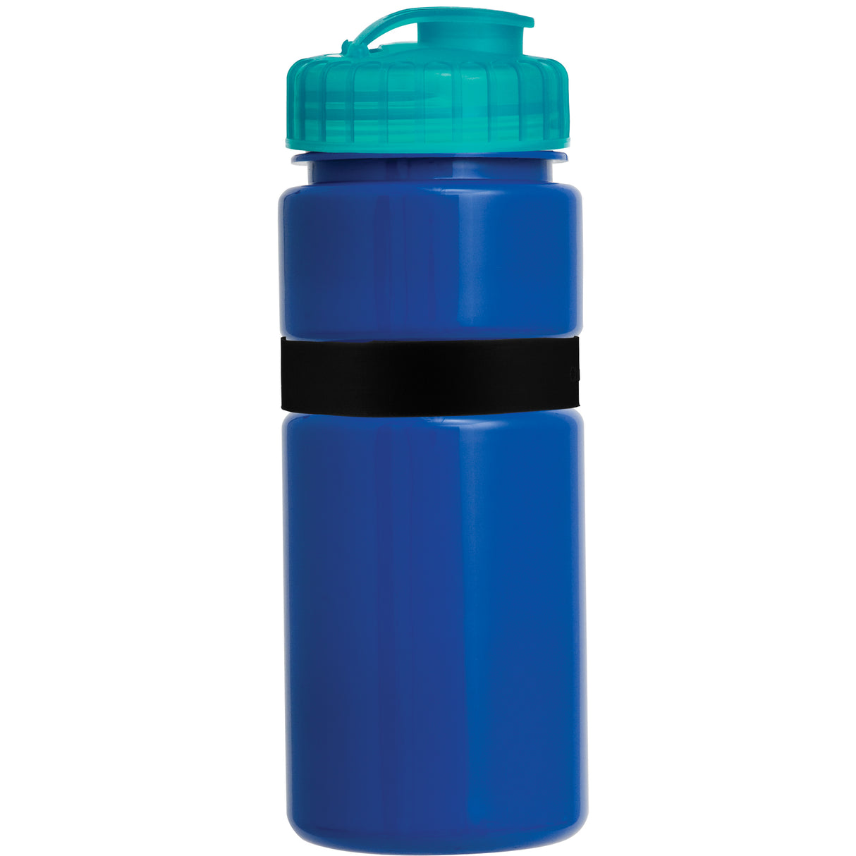 20 Oz. Sportster Bottle with Silicone Gripper Band w/ Push Pull Lid