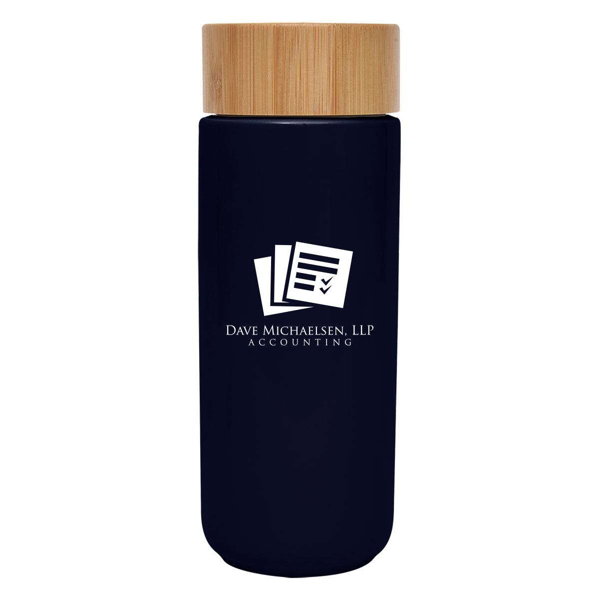 10 Oz. Lexington Stoneware Tumbler With Bamboo Lid