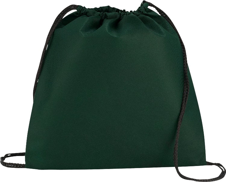 Evergreen Non-Woven Drawstring Bag