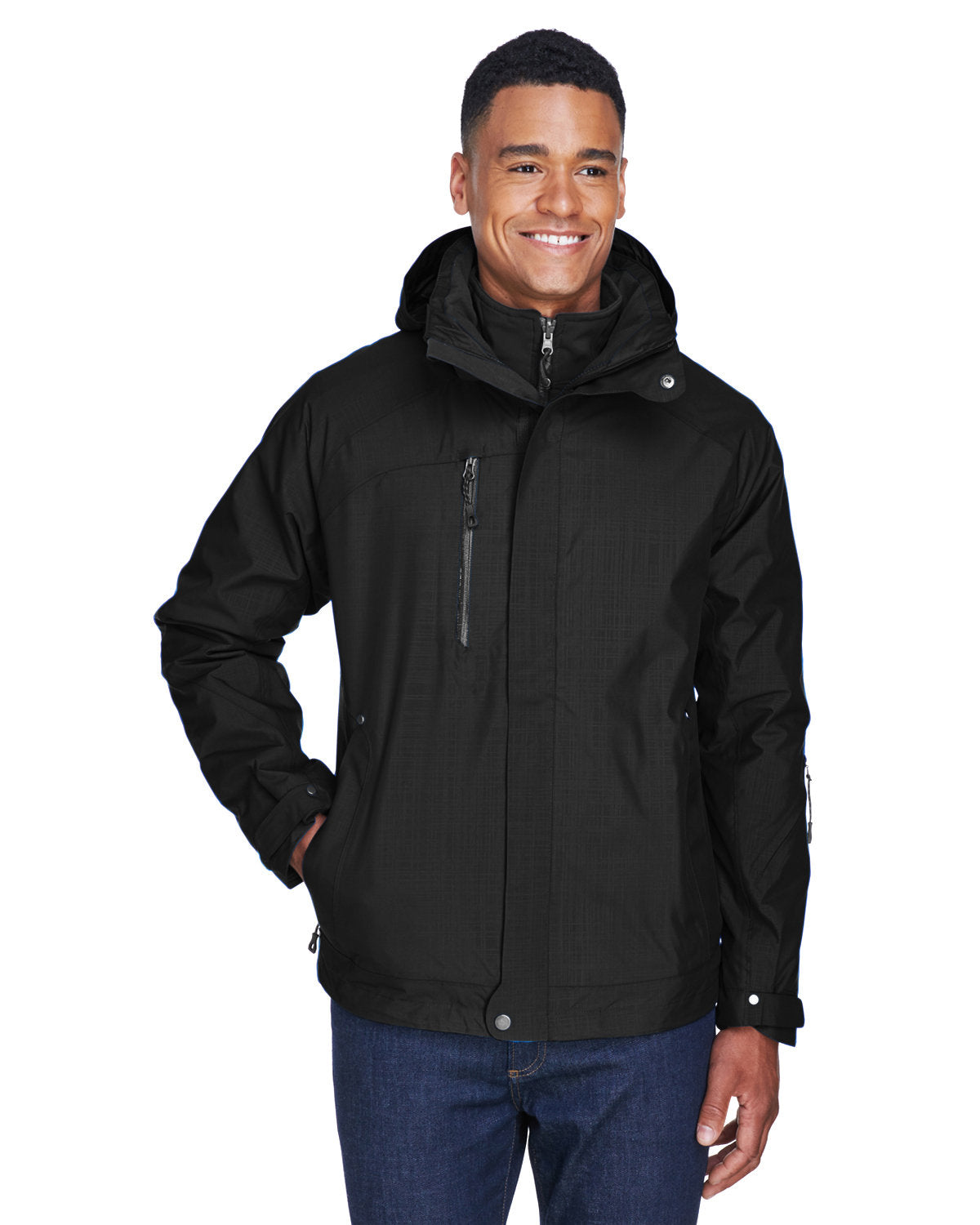 000184 NORTH END Men's Caprice 3-in-1 Jacket with Soft Shell Liner