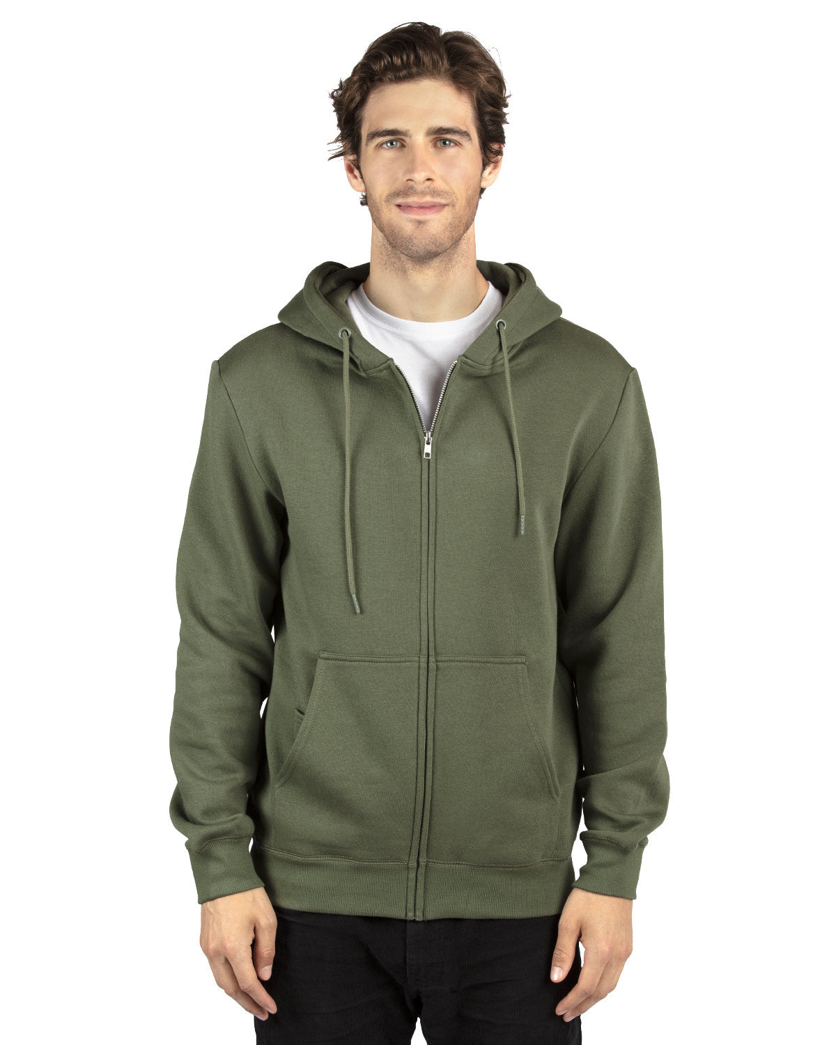 000205 THREADFAST Unisex Ultimate Fleece Full-Zip Hooded Sweatshirt
