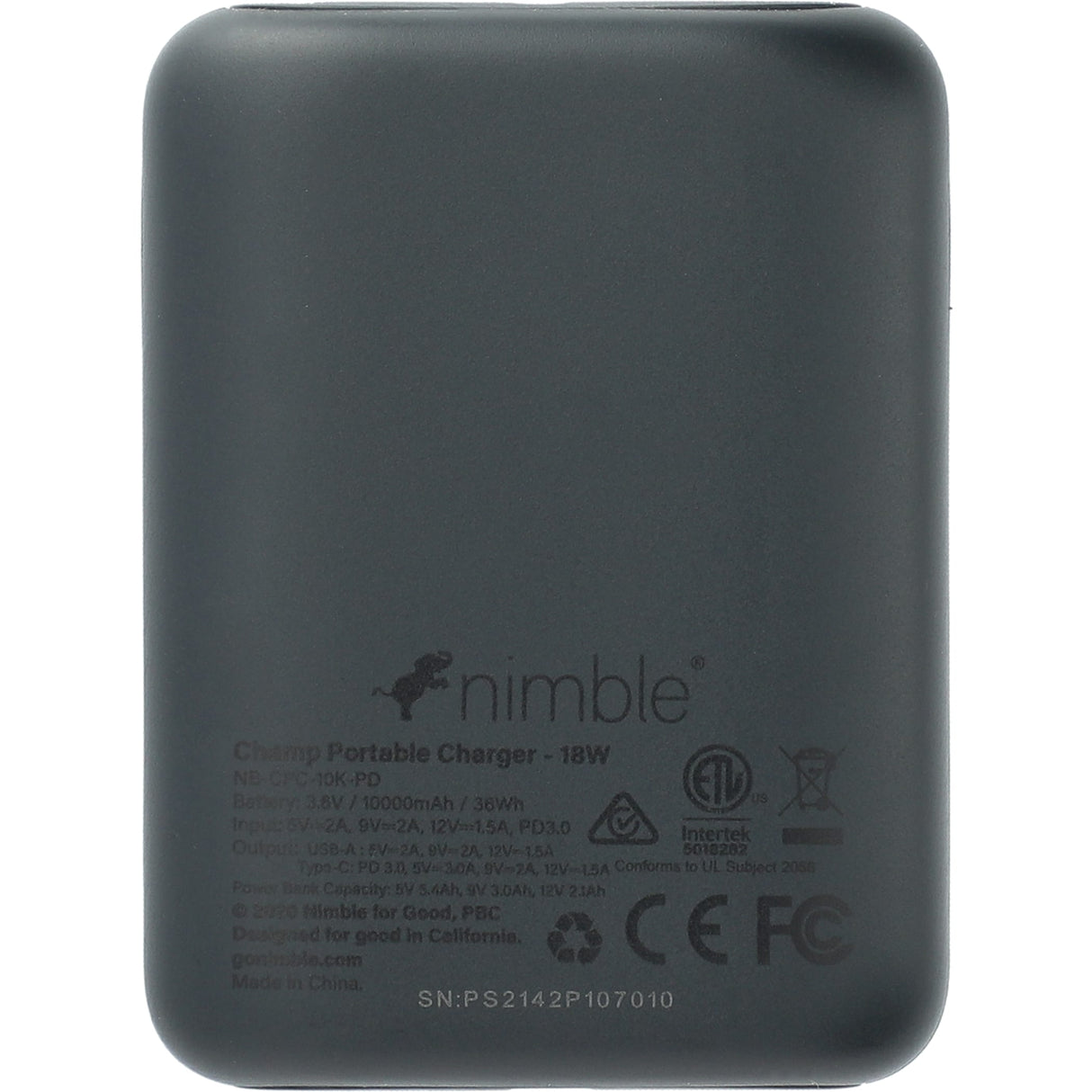 Nimble Champ 10000 mAh PD Power Bank