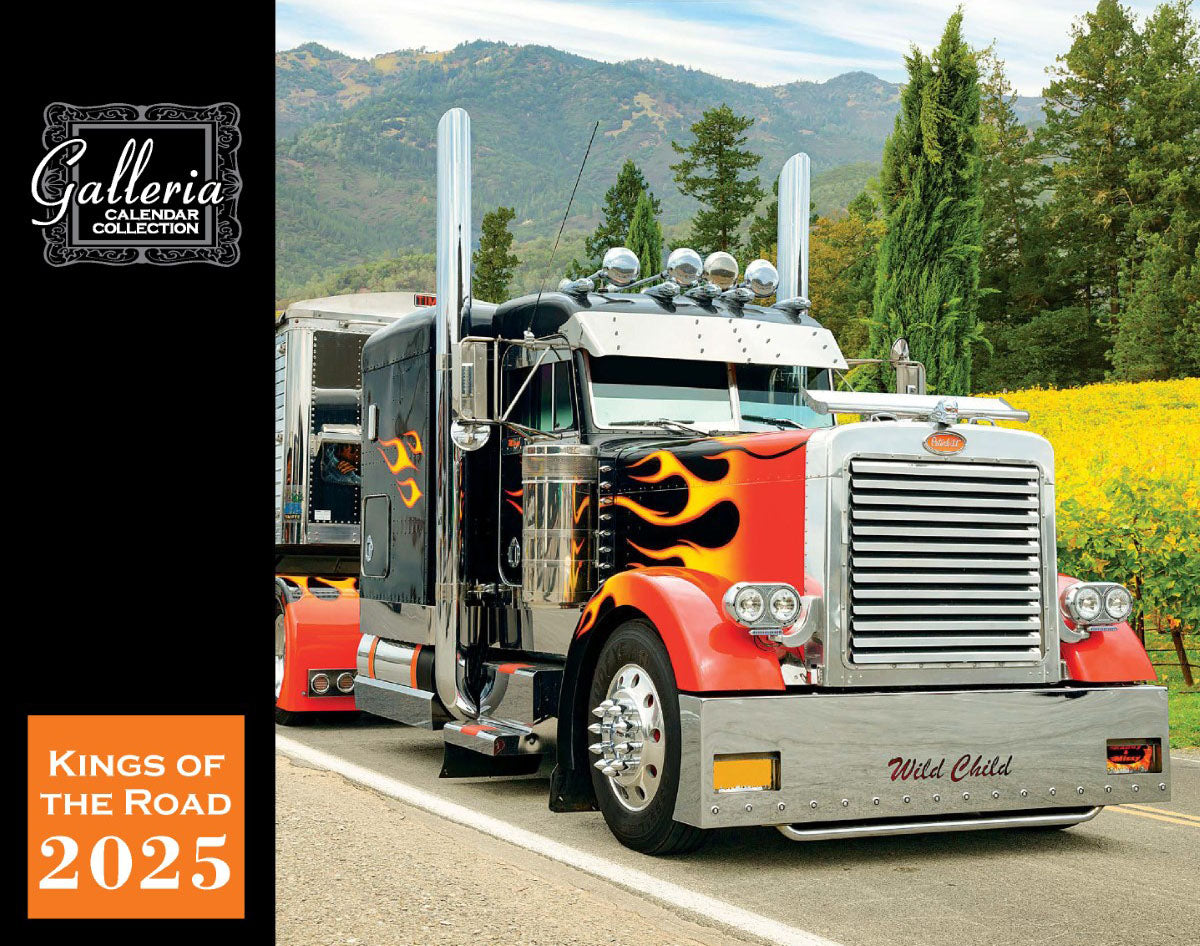 Galleria Wall Calendar 2025 Kings of the Road