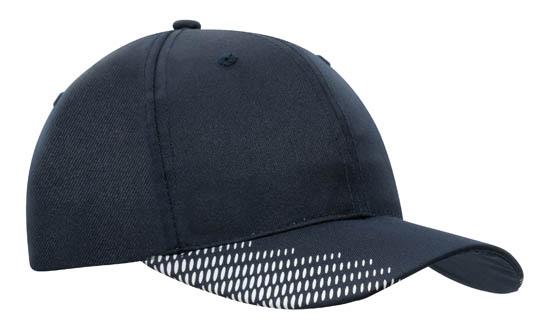 Breathable Poly Twill Cap w/Peak Flash Print