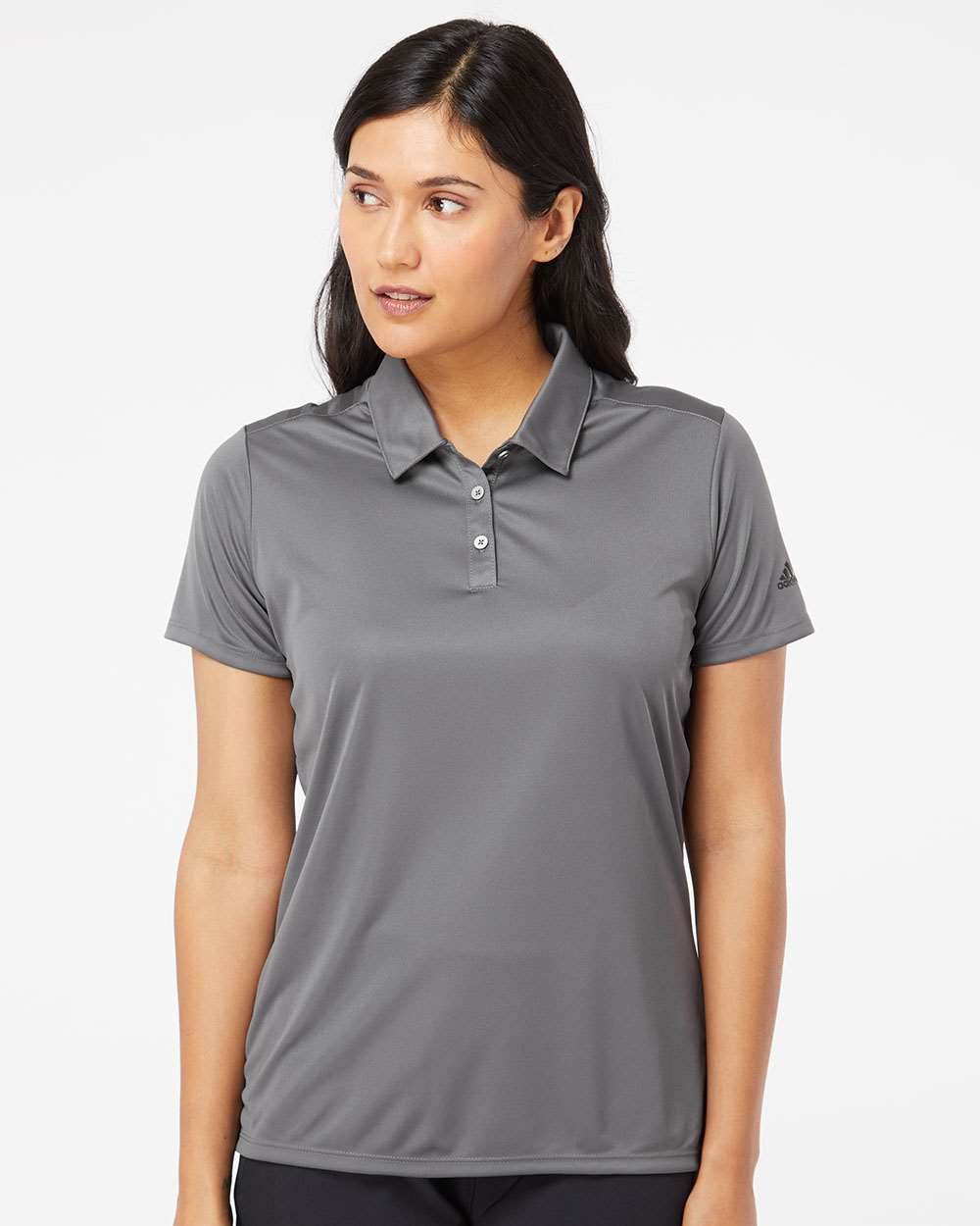Adidas Women's 3-Stripes Shoulder Polo