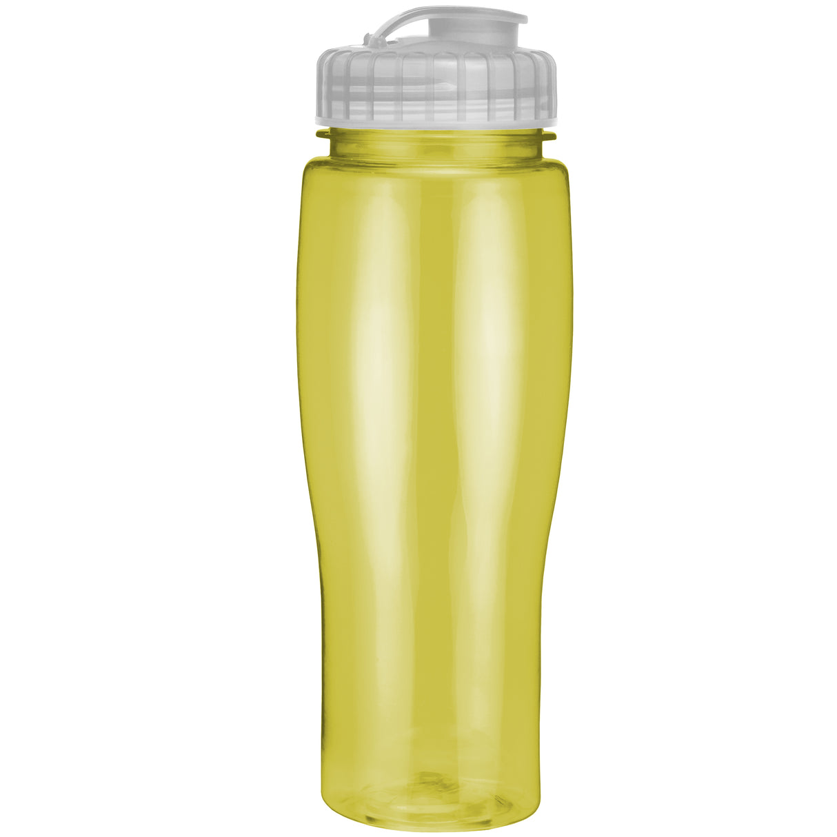 24 Oz. Contour Translucent Bottle w/ Flip Top Lid