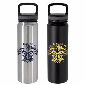24 Oz. Vacuum Insulated Bottle w/Carabiner Lid