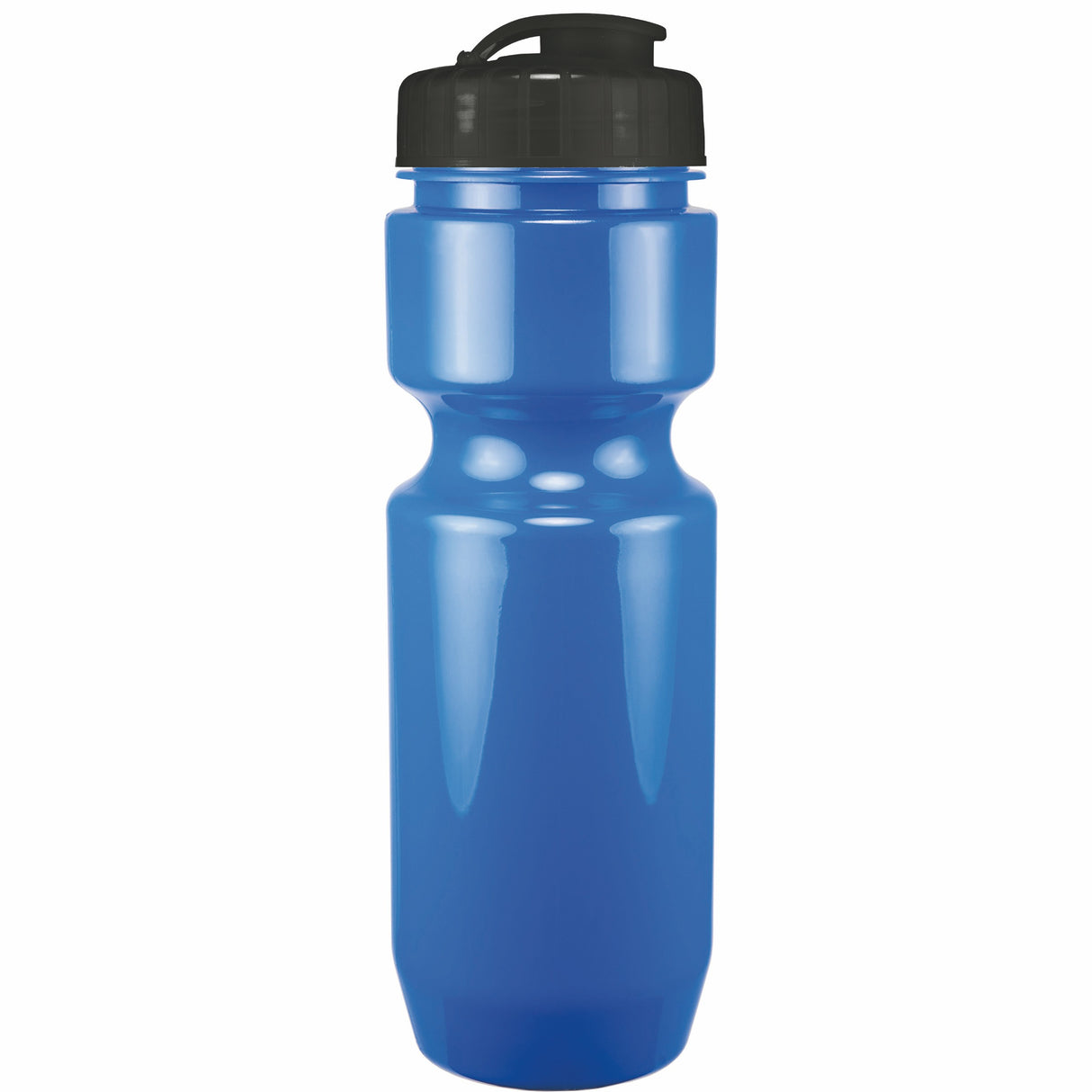 22 Oz. Bike Bottle w/ Flip Top Lid - Solid Colors