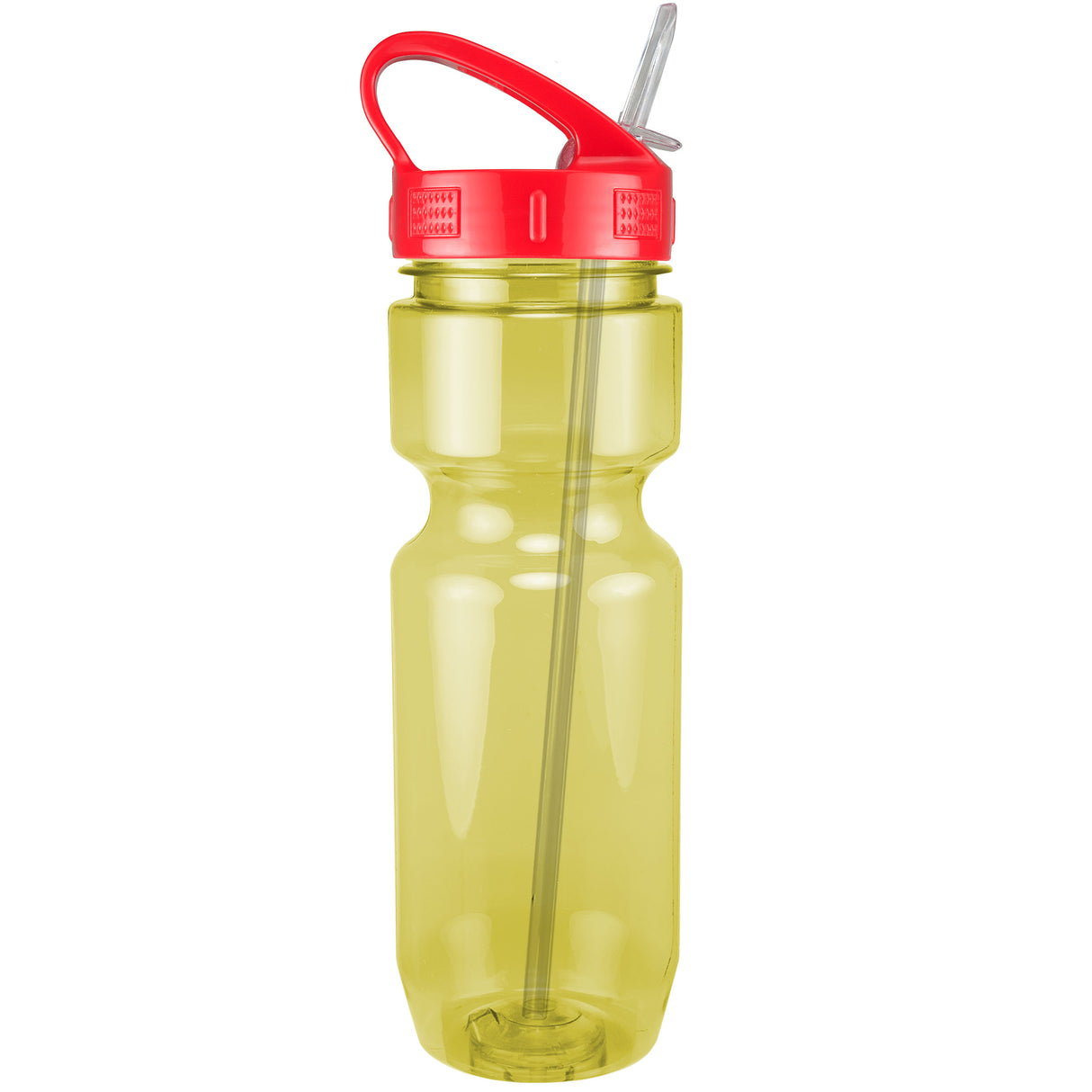 22 Oz. Translucent Bike Bottle w/ Sport Sip Lid and Straw