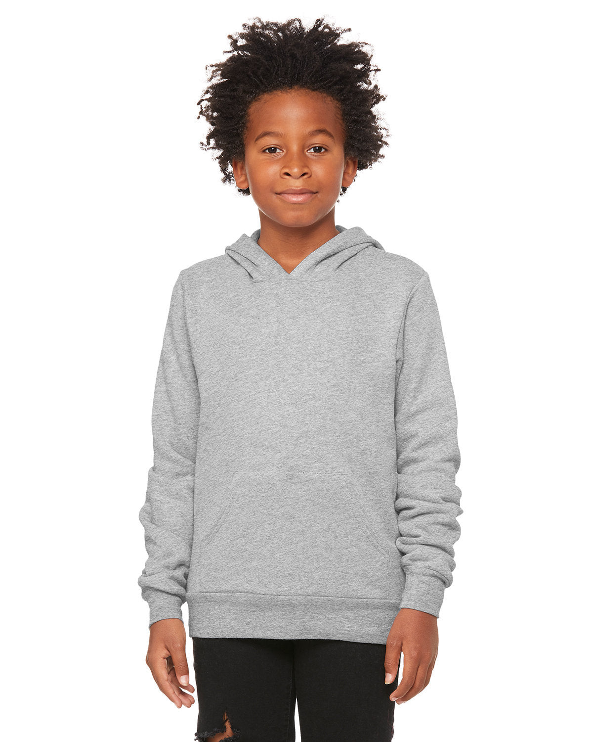 BELLA+CANVAS Youth Sponge Fleece Pullover Hooded Sweatshirt