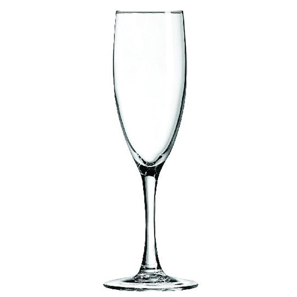 ~ Champagne 5.75oz flute clear glass - Bulk Packaging/Pallet