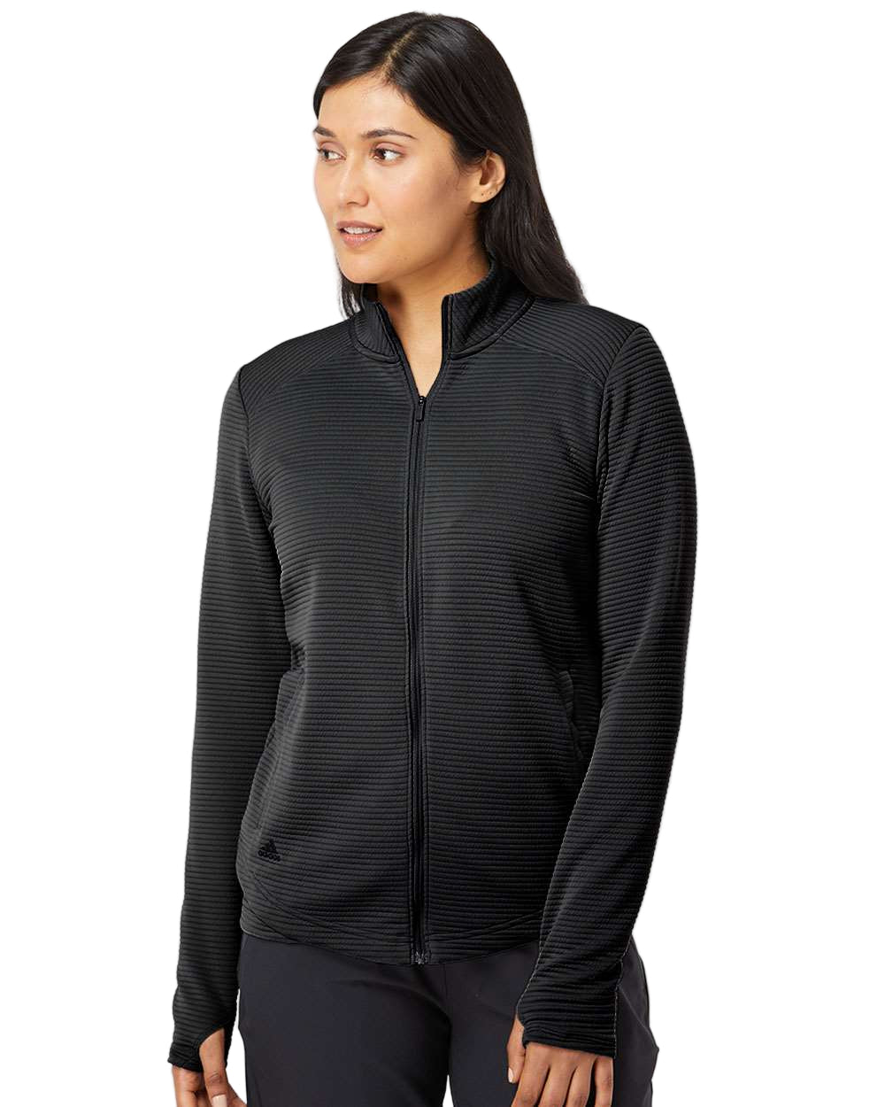 Adidas Women's Textured Full-Zip Jacket