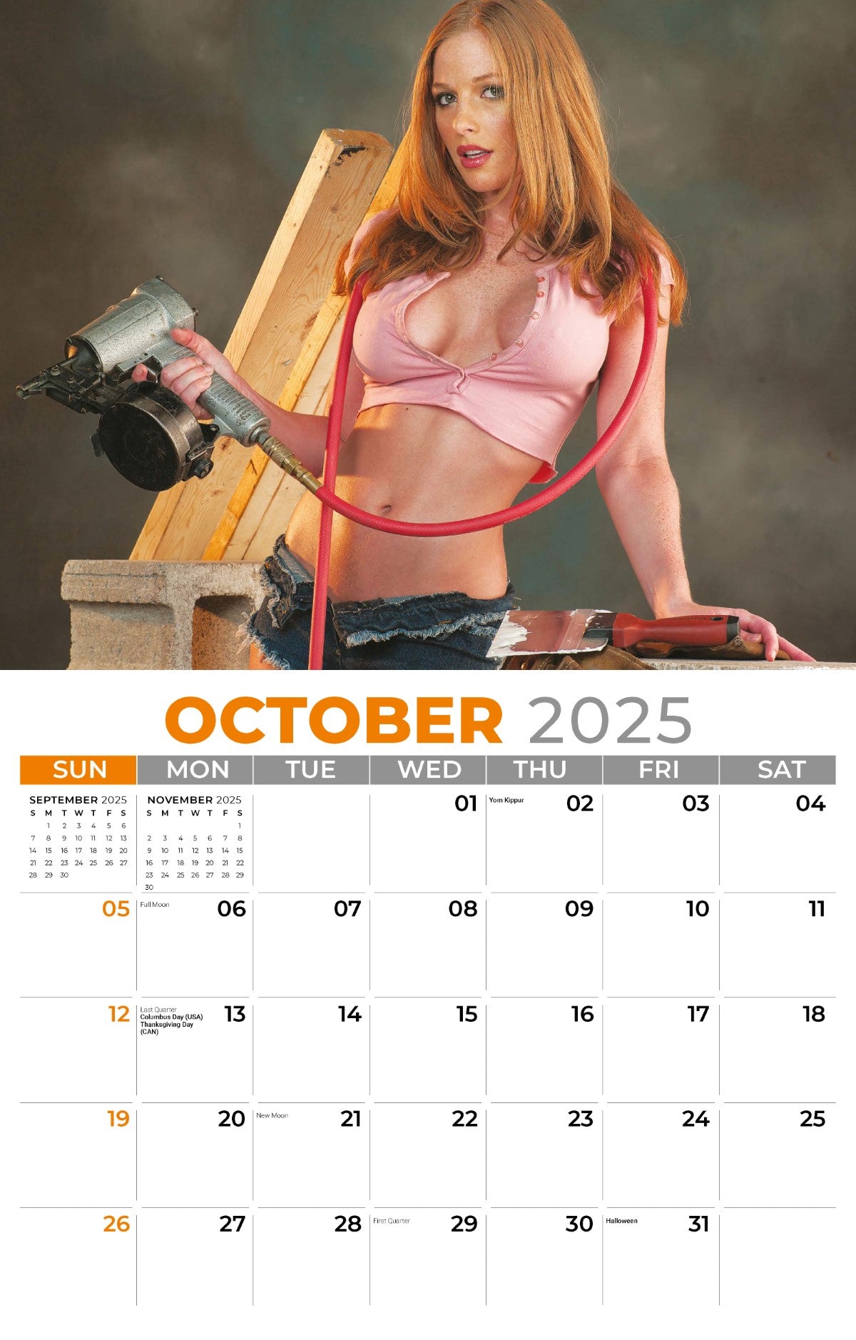 Galleria Wall Calendar 2025 Building Babes