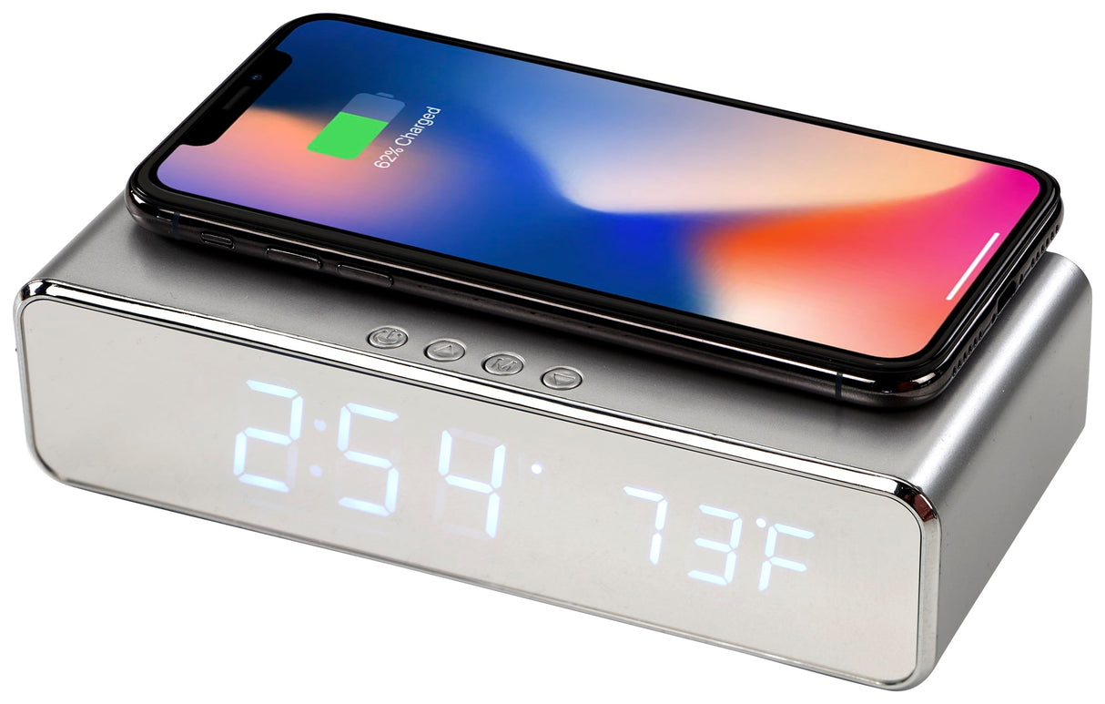Keen Wireless Charging Desk Clock