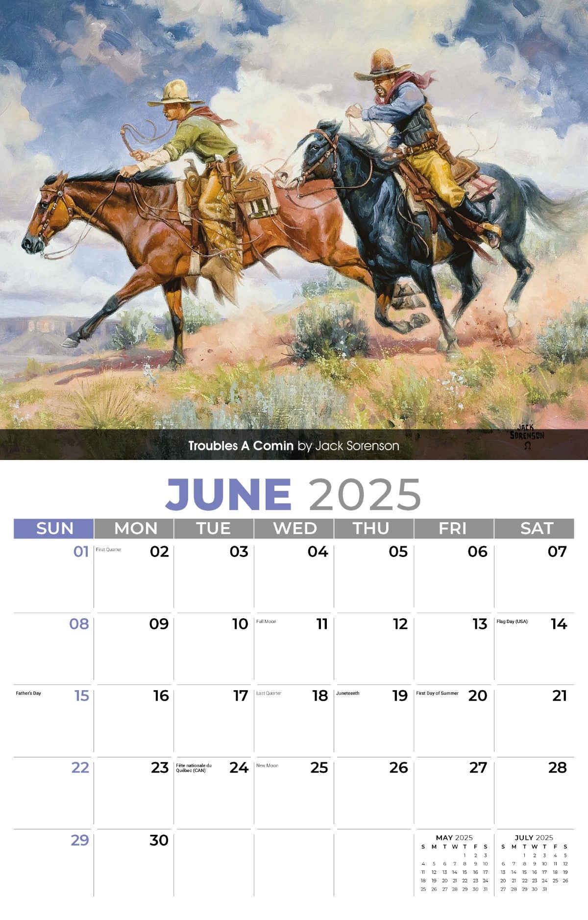 Galleria Wall Calendar 2025 Spirit of the West