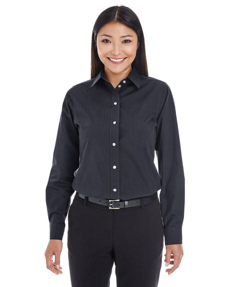DEVON AND JONES Ladies' Crown Collection® Striped Woven Shirt