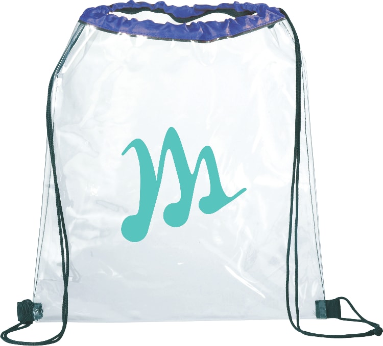 Rally Clear Drawstring Bag