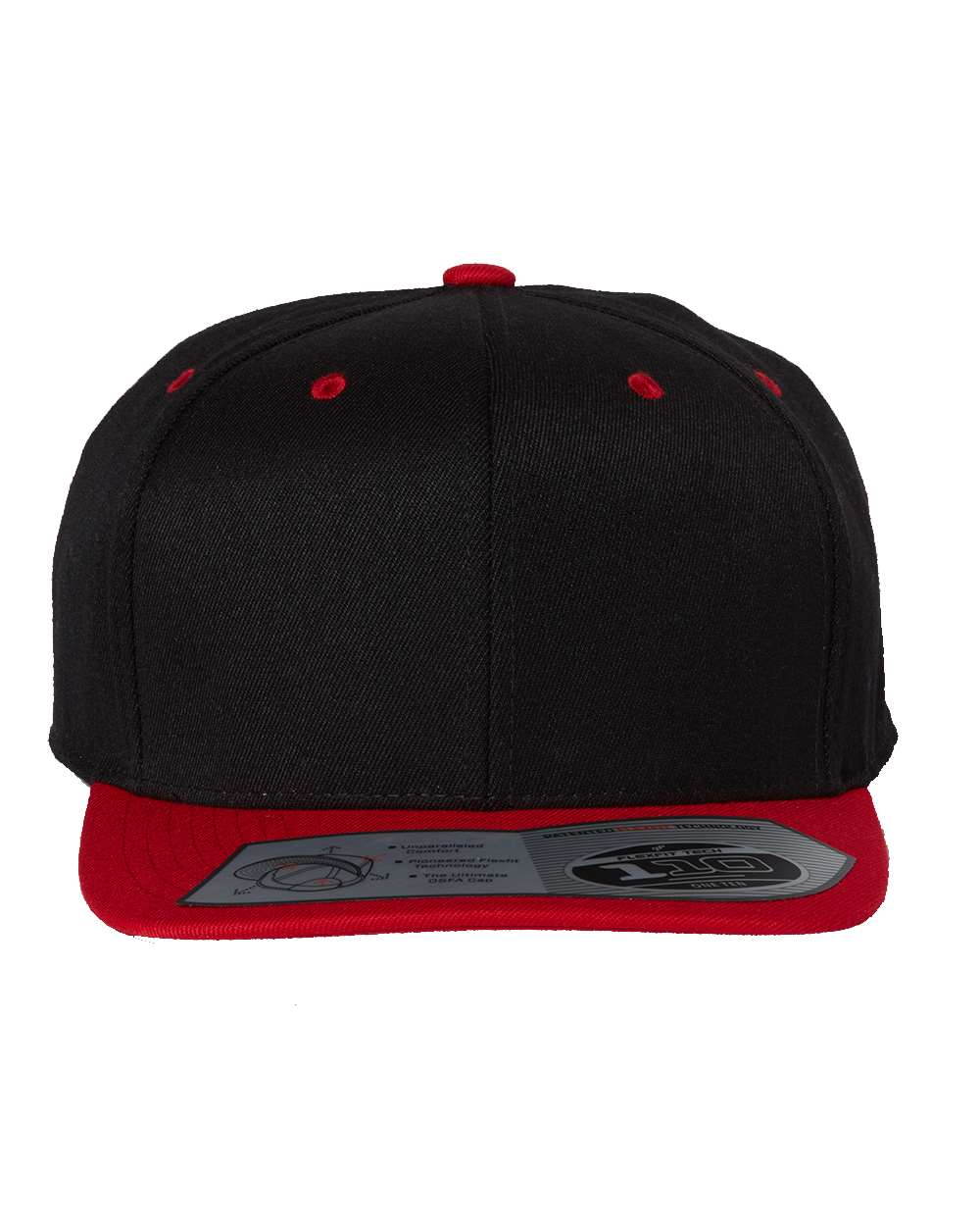 000471 Flexfit® 110® Flat Bill Snapback Cap