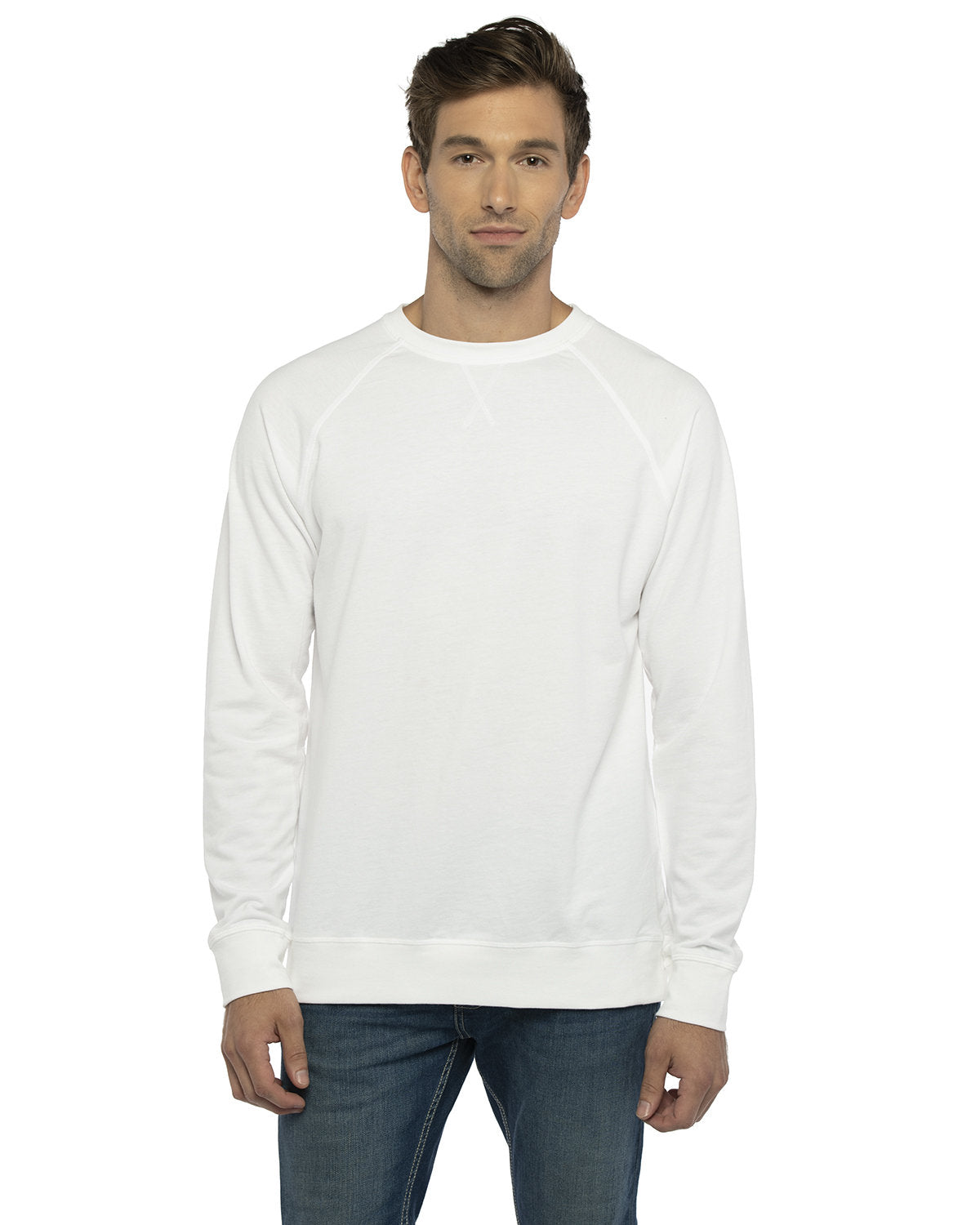 NEXT LEVEL APPAREL Unisex Laguna French Terry Raglan Sweatshirt