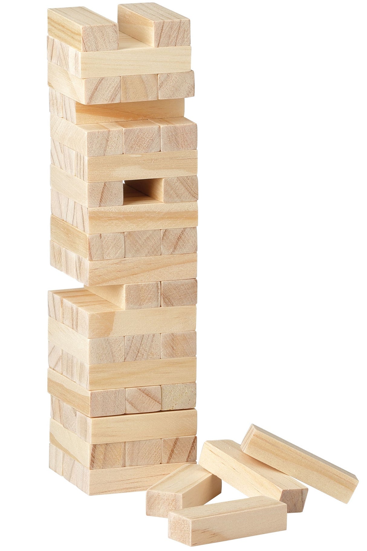 Tumbling Tower Wood Block Stacking Game