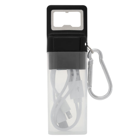 3-in-1 Ensemble Charging Cable Set With Bottle Opener