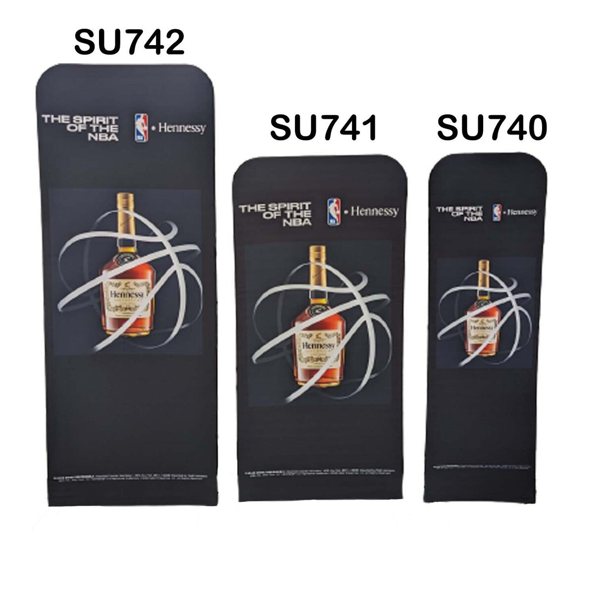 Replacement Full Color Graphics Double Sided for 3'W x 78"H EuroFit Straight Wall, NO SETUP CHARGE