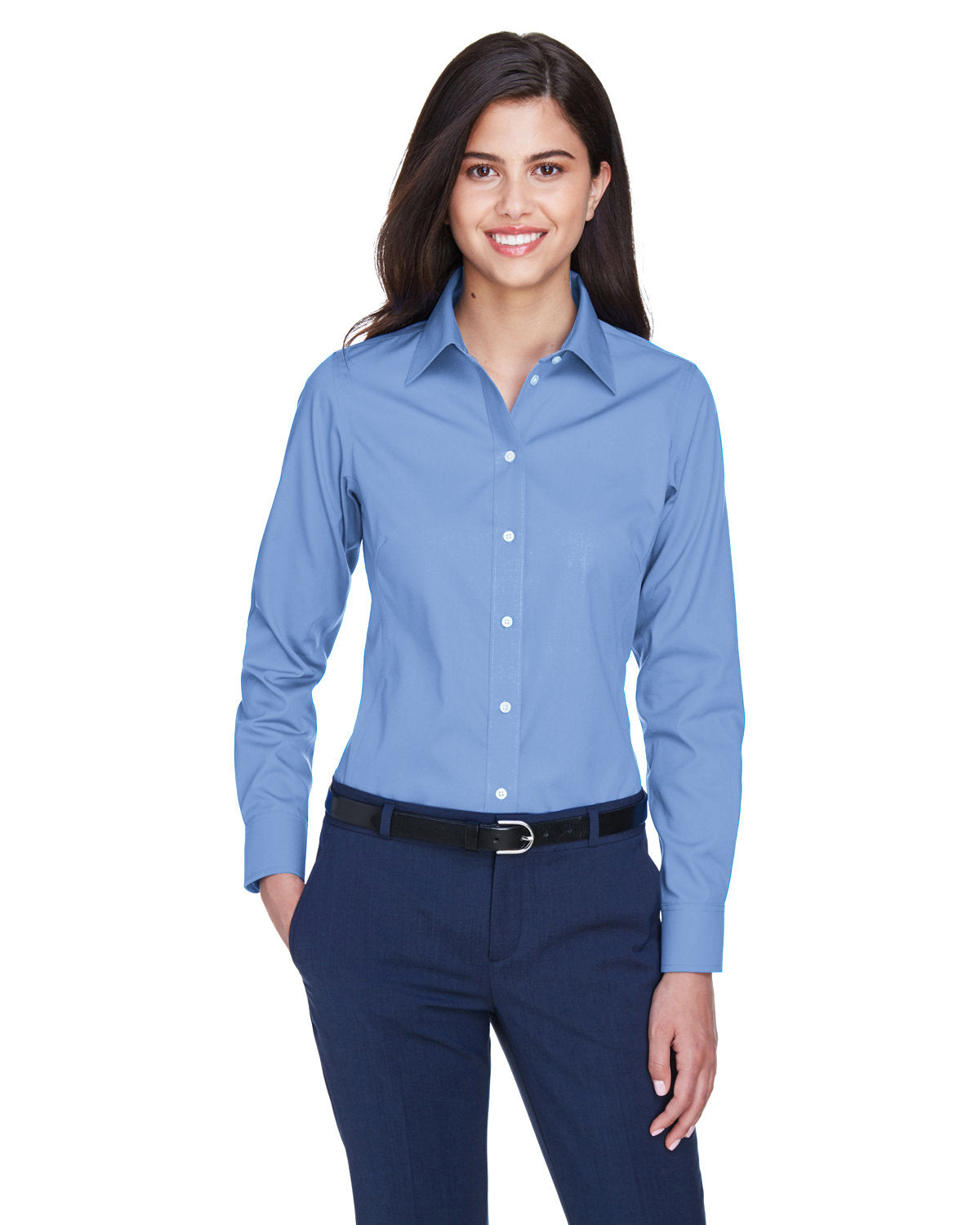 DEVON AND JONES Ladies' Crown Collection® Solid Oxford Woven Shirt
