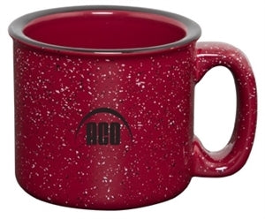 Camper 15oz speckled burgundy mug