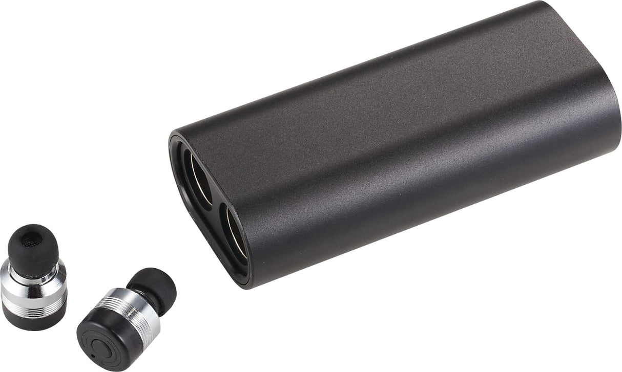 Metal True Wireless Earbuds and Power Bank