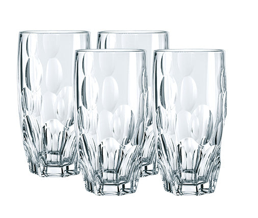 Nachtmann Sphere Longdrink 13-4/7oz crystal Set of 4 in retail gift box