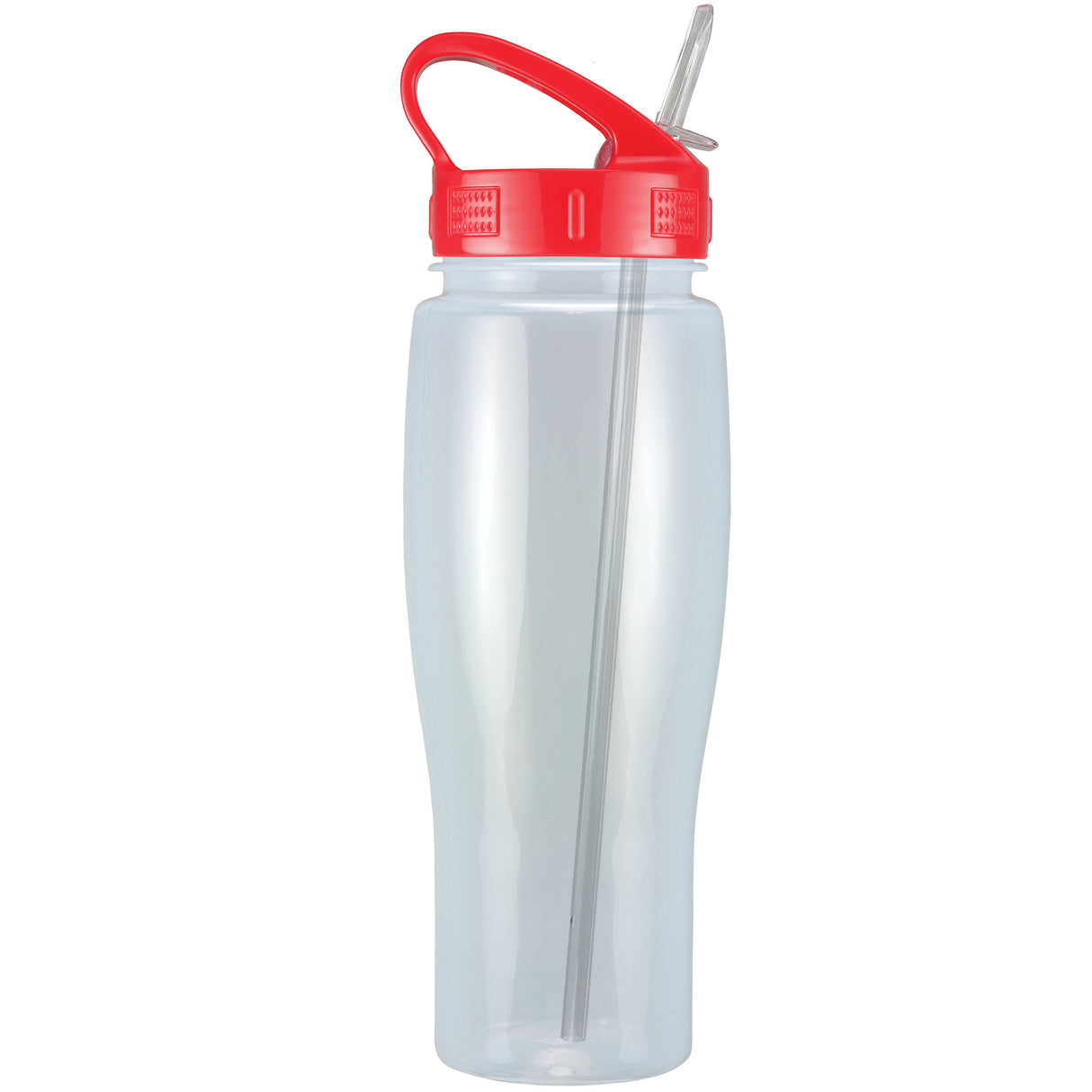 24 Oz. Contour Translucent Bottle w/ Sport Sip Lid and Straw