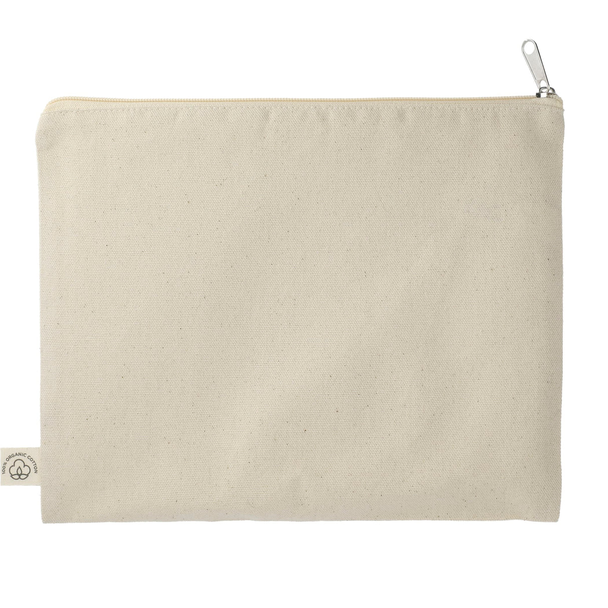 Organic Cotton Flat Travel Pouch