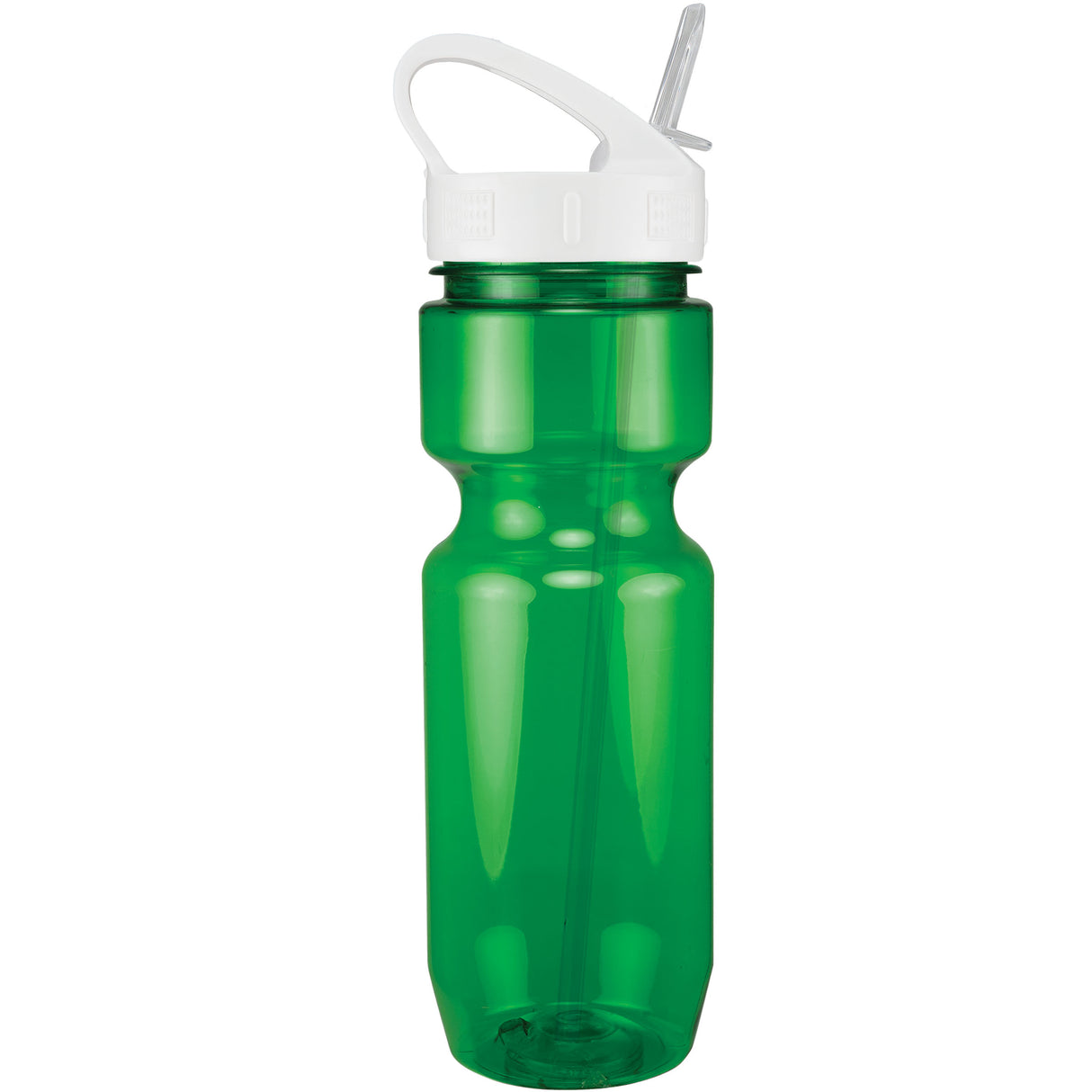 22 Oz. Translucent Bike Bottle w/ Sport Sip Lid and Straw