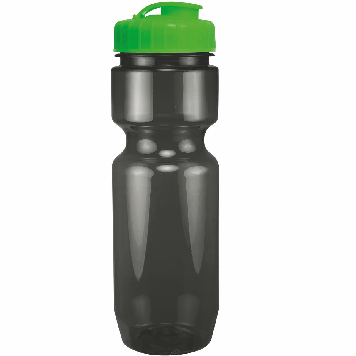 22 Oz. Translucent Bike Bottle w/ Flip Top Lid
