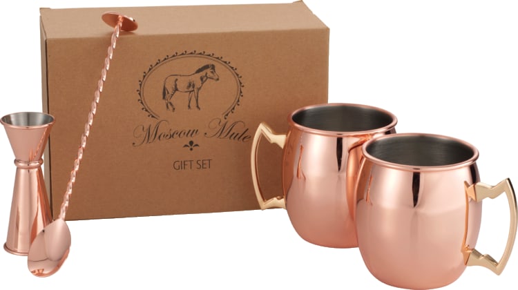 Moscow Mule Mug 4-in-1 Gift Set