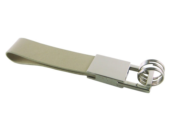 Key Holder Stone bonded leather and metal