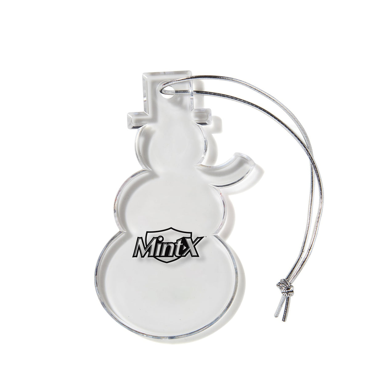 Snowman Shaped USA Made Acrylic Ornament