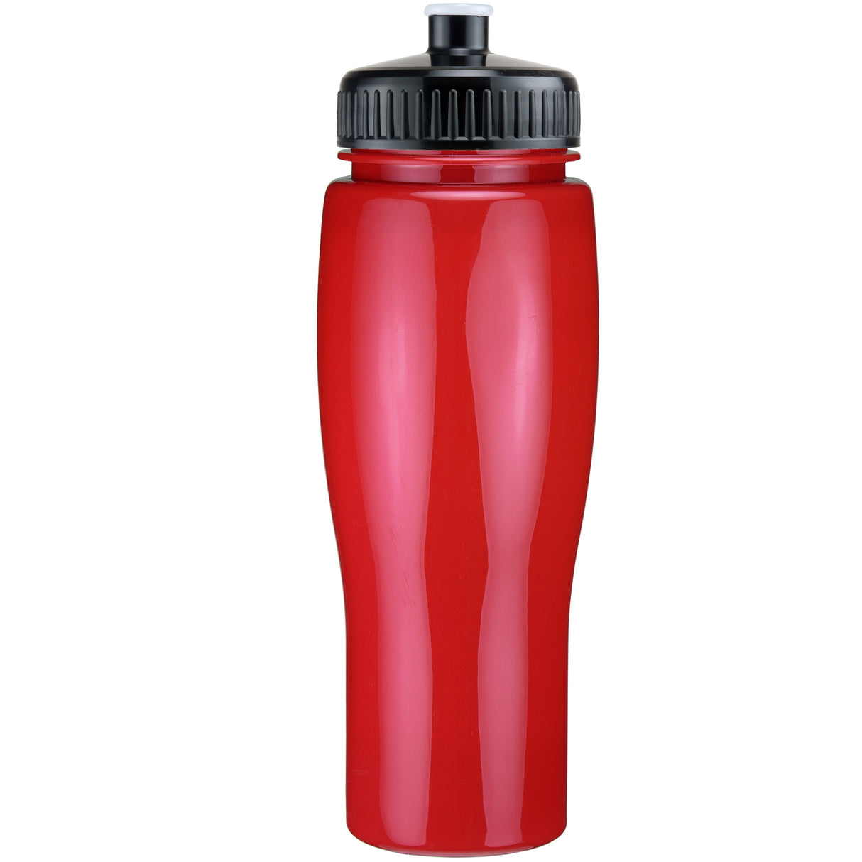 24 Oz. Contour Bottle w/ Push Pull Lid - Solid Colors