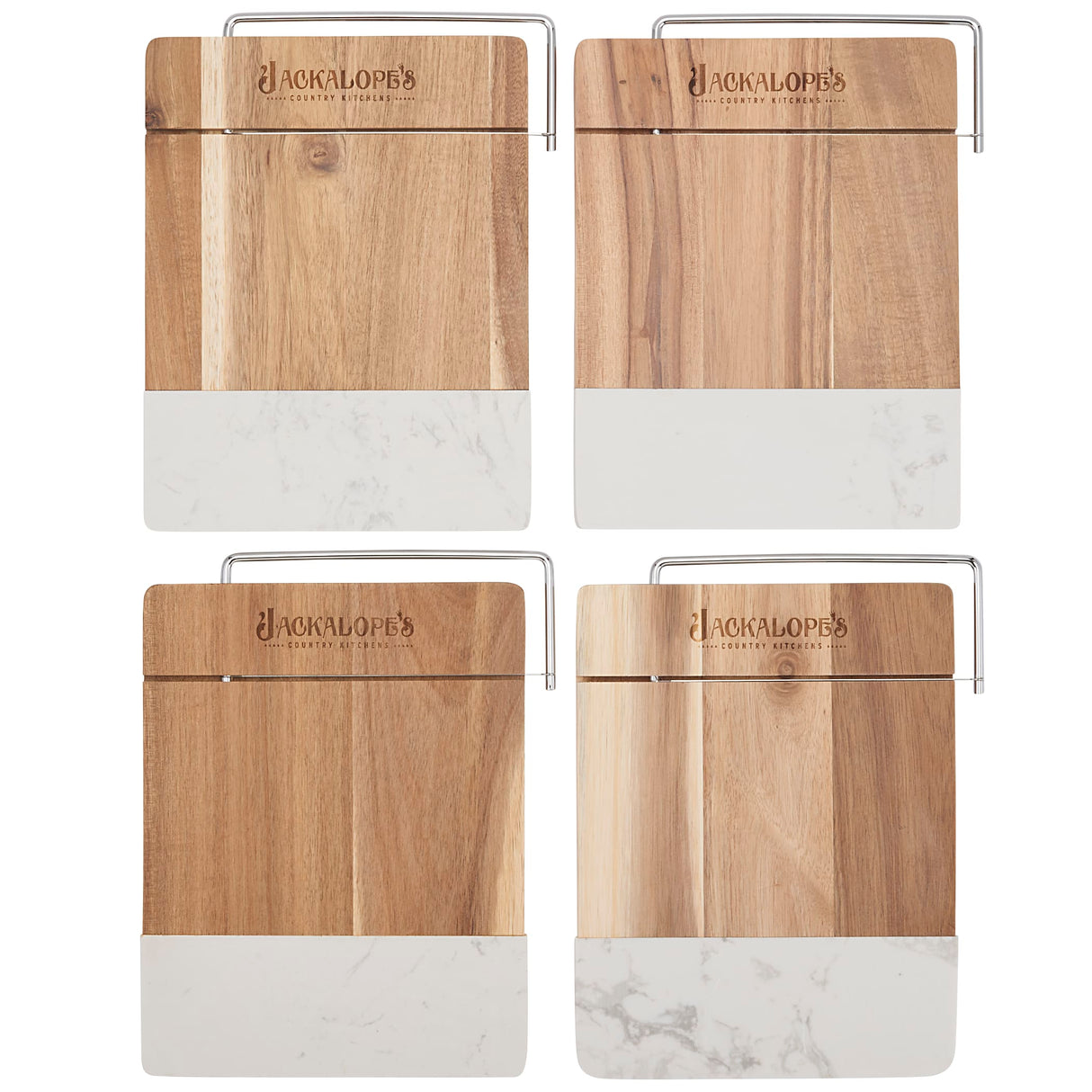 Marble and Acacia Wood Cheese Cutting Board